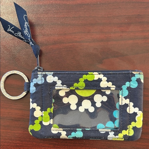 Vera Bradley Handbags - Vera Bradley Blue and Green Disney Patterned ID Wallet